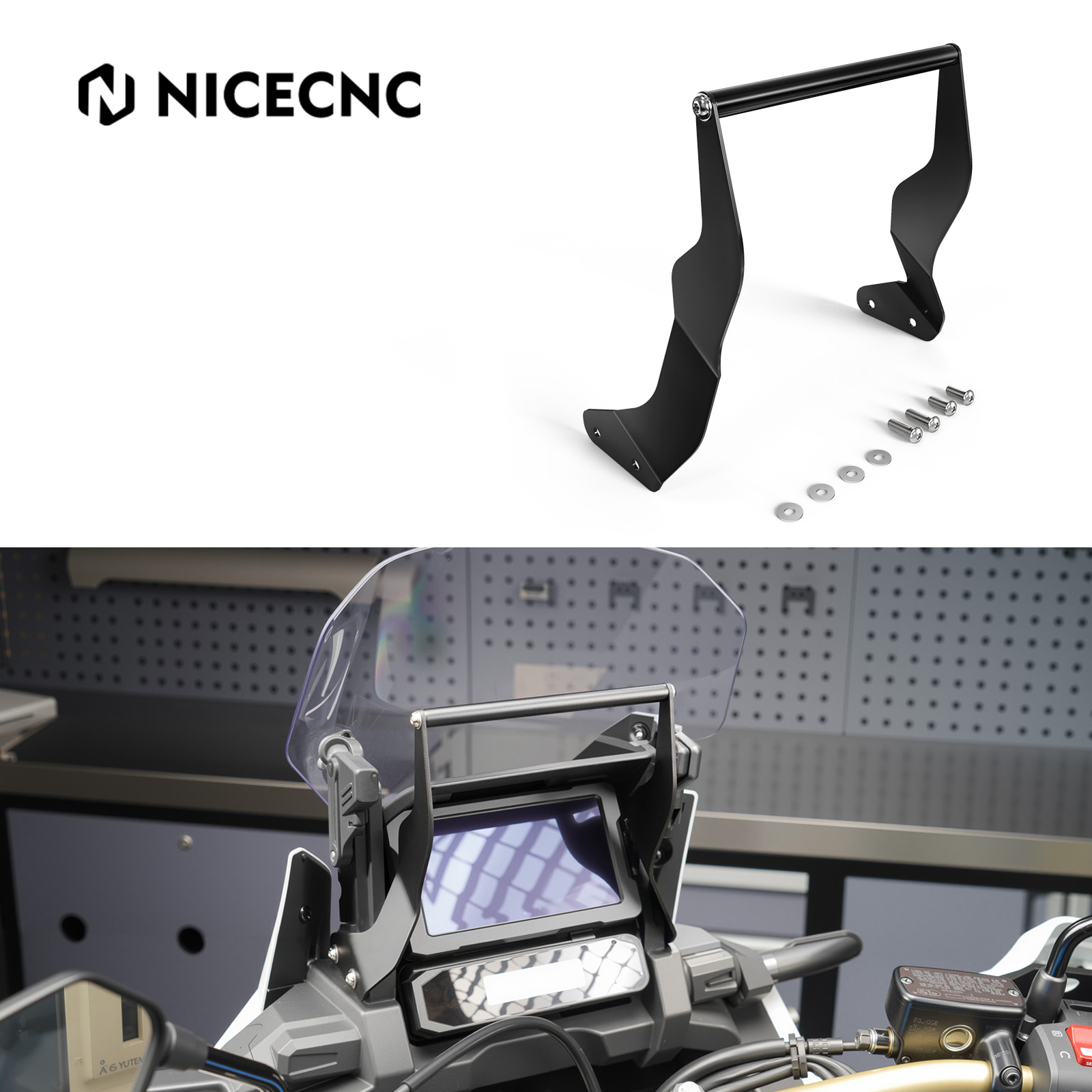 Exhaust Pipe Expander - ホンダ CRF1100L アフリカツイン 2020-2026 NICECNC ナビゲーションブラケットホルダーホンダ
