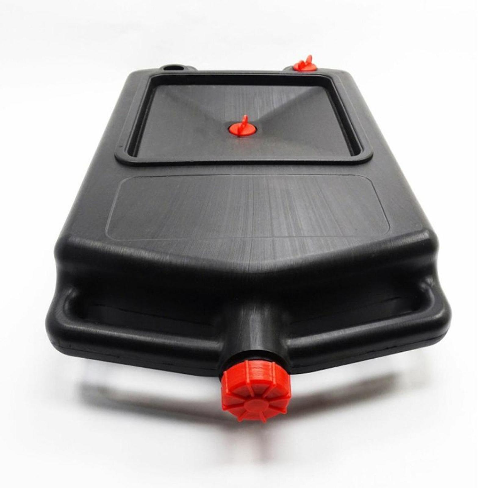 Oil Drain Tank - 8Lオイルドレンコンテナ、ハンドル付き、漏れ防止、ガレージ、トラック、車両、RV用オイルドレンパン、飛沫防止、自動車エンジンオイルドリップパン