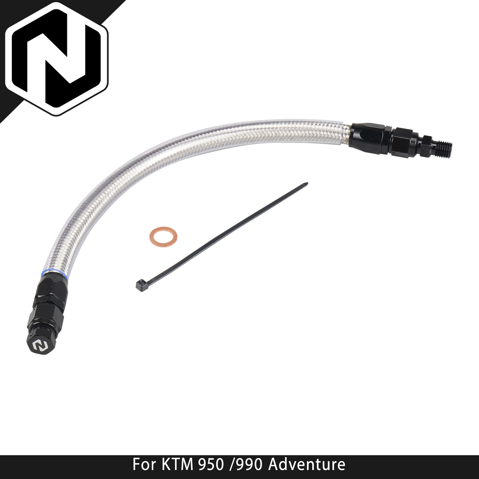 Oil Drain Tank - NICECNC KTM 990 アドベンチャー用オイルタンクドレンホースキット KTM 990