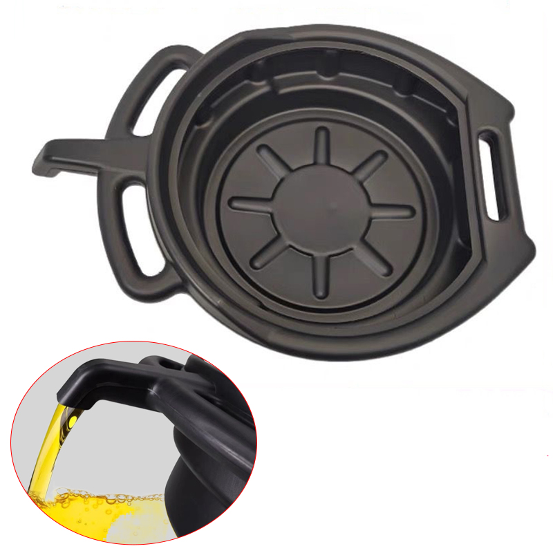 Oil Drain Tank - ハンドル付き油圧排水パン,車両修理用のギアボックス,燃料流体変更,ガレージツール,15l
