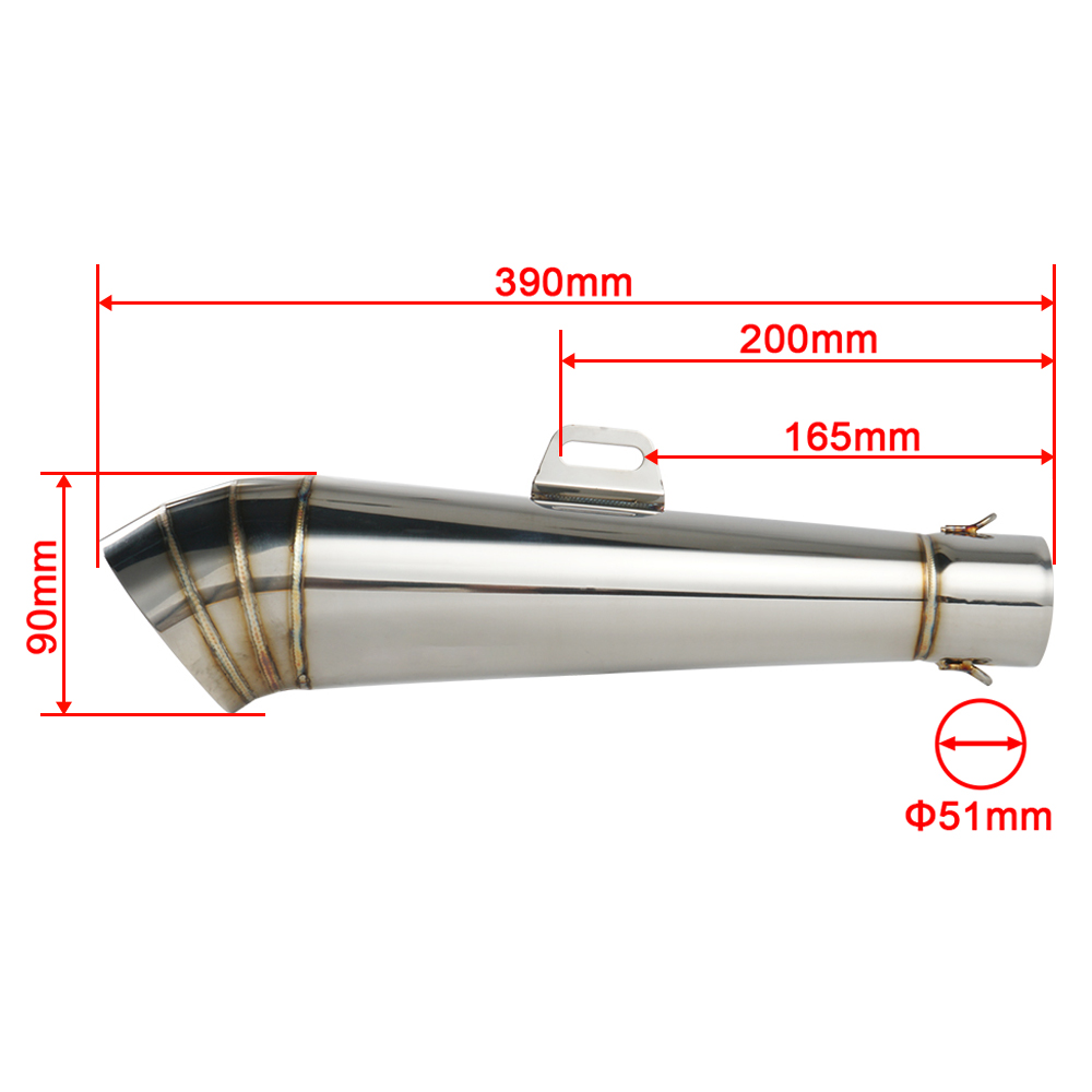 ユニバーサル 51 ミリメートルオートバイ排気マフラー排気管 - Exhaust Pipe Expander のレビューと価格