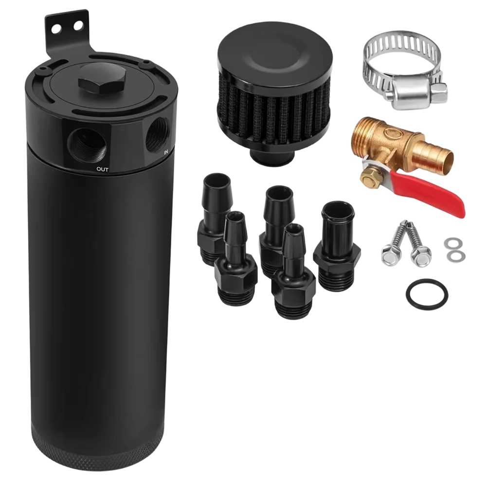 GOODT37C ユニバーサル2ポートアルミ製750mlバッ - Oil Drain Tank のレビューと価格