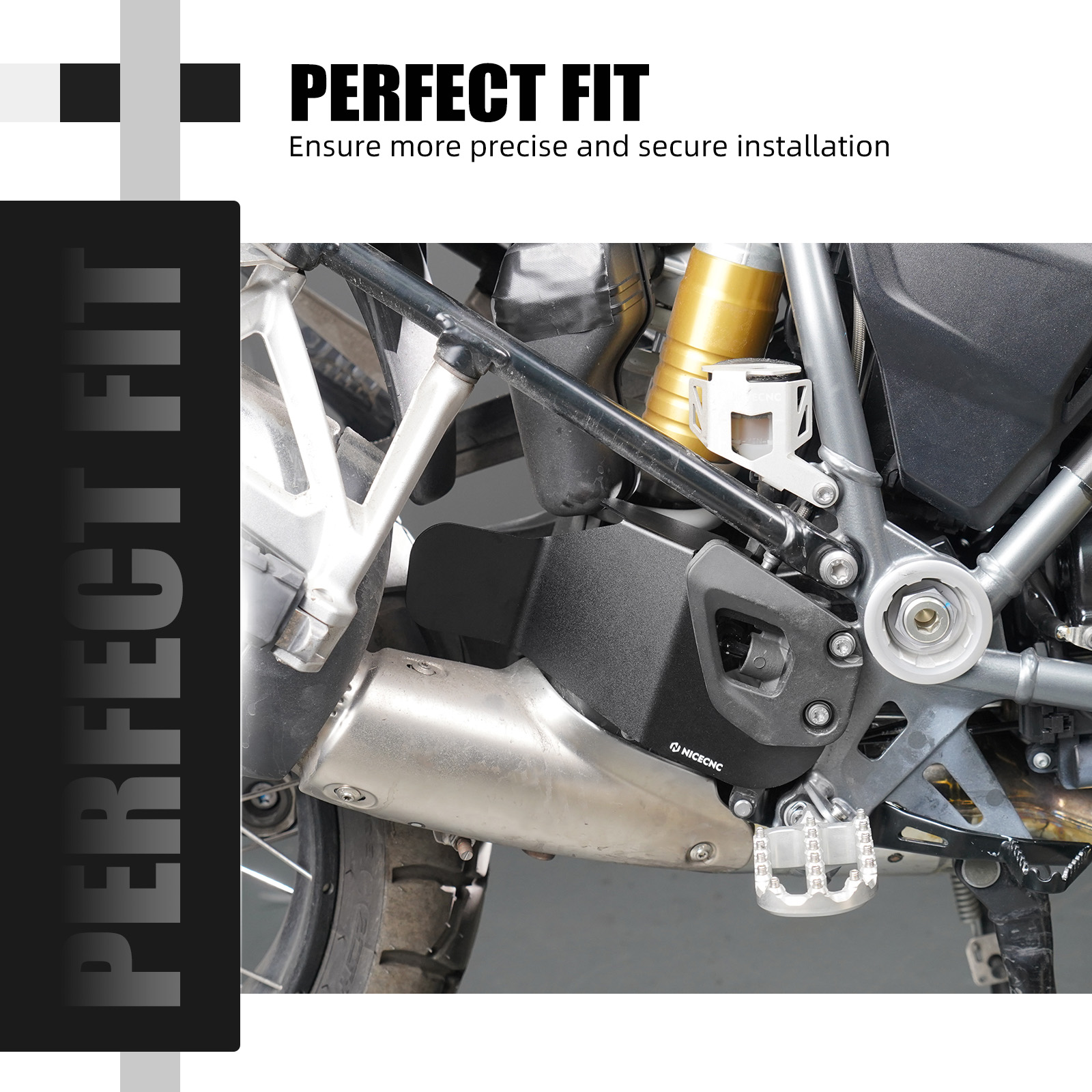オートバイ排気熱防止スポイラーヒートシールドデフレクターカバ - Exhaust Pipe Expander のレビューと価格