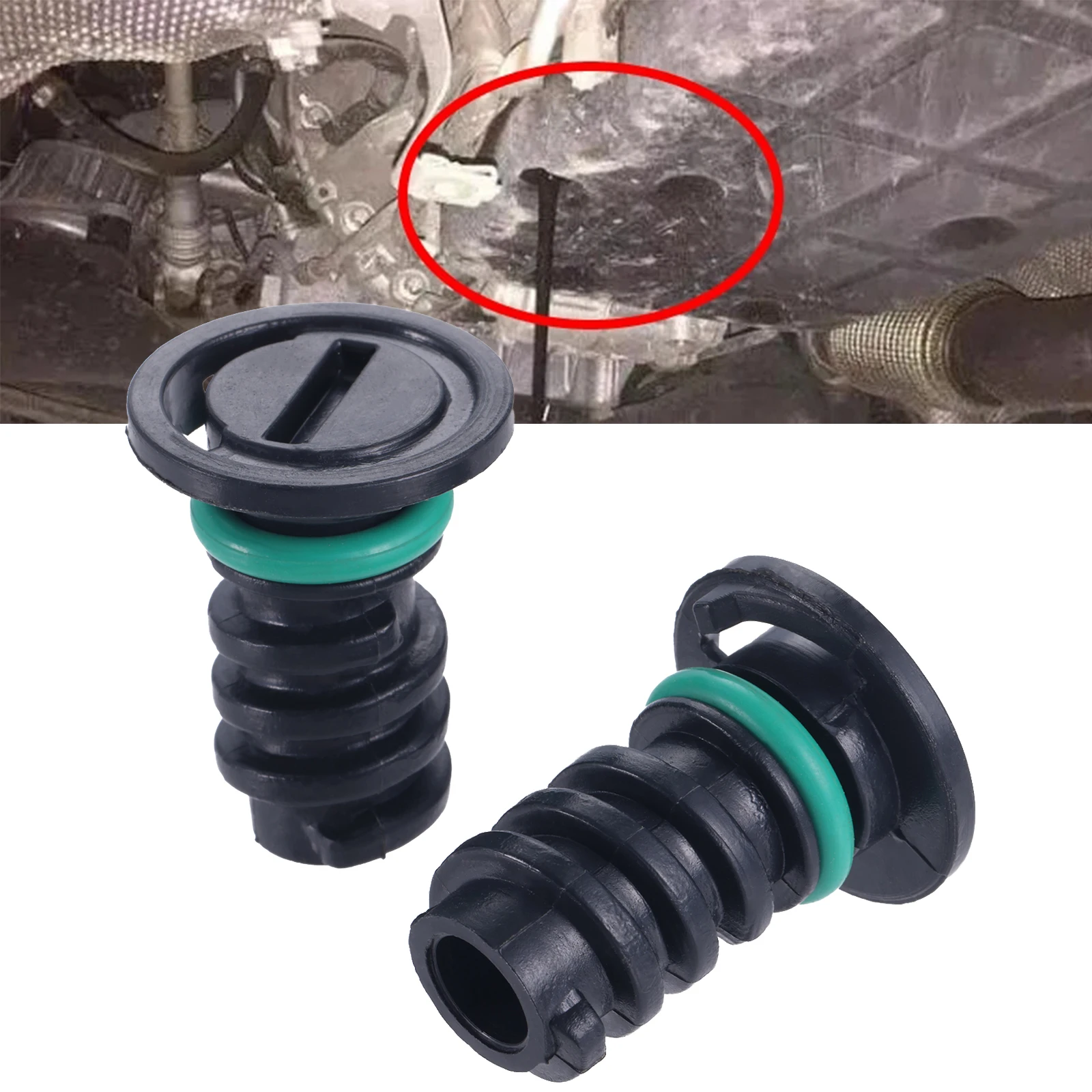 キッチンカーエンジンオイルパン排水ねじ、グリーンラバーリング - Oil Drain Tank のレビューと価格